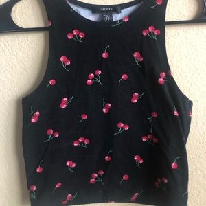 Cherry crop top